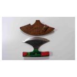Ulu-Bladed Knife With Sheath