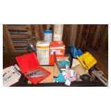 DRILL BITS, FILTER, PROPANE TORCH, ROTARY FILES
