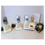 ATT Cordless Phones-3 and Charging Stations