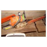 STIHL 18" CHAIN SAW, PULLS THROUGH