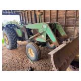 64-65 JOHN DEERE 4020 TRACTOR, RUNS,DIESEL