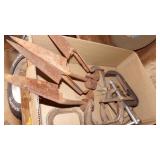 C-CLAMPS, 2 WOOL SCISSORS