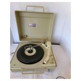 GE Solid-state Automatic Record Player--Powered on