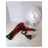 Hair Dryer and Fan-power on