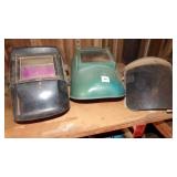 2 WELDING HELMET, 1 PROTECTIVE HELMET