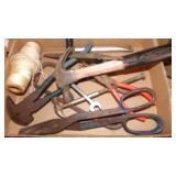 HAMMER, FENCING PLUER, TIN SNIPS, DYKES