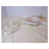 3 Round Glass Lids for Corning Ware, Spice O Life