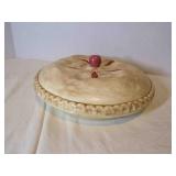 Ceramic Pie Plate & Lid 9"