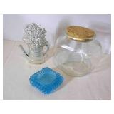 Vintage Gold Fish bowl, Pierced Earring Holder