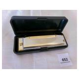 Hohner Harmonica in case-Old Stand By