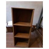 Wood Storage Cabinet or bookcase 15x9.5x36"