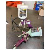 CENTRAL PNEUMATIC SPRAYERS W/STAND