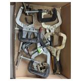 ASSORT OF CLAMPS