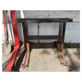 2  - METAL SAW HORSE