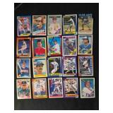 20 Topps Baseball cards from early 1990