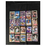 20 Baseball cards from early 1990's