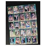 25 Fleer 90 Baseball cards
