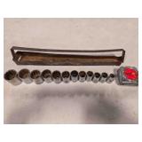 Set of Craftsman sockets, standard, 1 1/8'- 7/16'