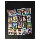 20 Topps Baseball cards from early 1990