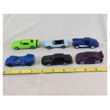 6 Maisto, Mattel, Playmind sporty replica cars