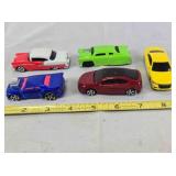 5 Maisto replica cars