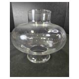 Clear Glass Lamp Globe, 6' tall, 7' across