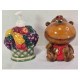 Soap dispenser & bank