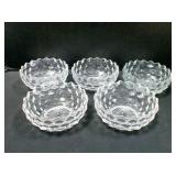Fostoria American pattern crystal candy dishes