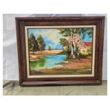 Art Print w/glass cover, 32' x 26'