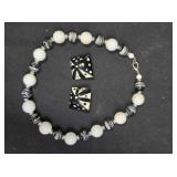 Necklace & earrings