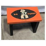 OSU Go Pokes stepstool, 10.5' tall, 16' wide