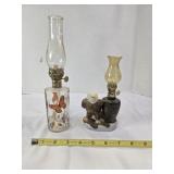 Vintage Bald Eagle & Lamplight Farm butterfly oil