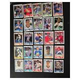 25 Fleer 90 Baseball cards