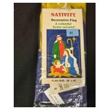 Nativity Decorative Flag