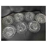 Fostoria American clear salad plates