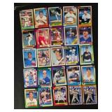 25 Topps Baseball cards, early 1990's