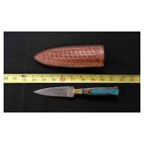 Double Edge Dagger Knife With Sheath