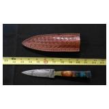Double Edge Dagger Knife With Sheath