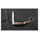 Miniature Folding Pocket Knife With Keychain