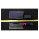 Cleaver Knife With Sheath