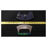 Ulu-Knife With Leather Sheath