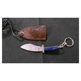 Miniature Kukri  Knife With Sheath & Keychain