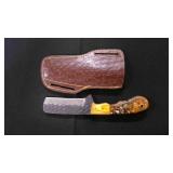 Bull Cutter Knife With Sheath