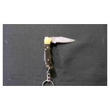 Miniature Folding Pocket Knife With Keychain