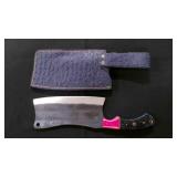 Cleaver Knife With Sheath