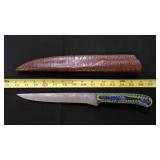 Long Fillet Bladed Knife With Sheath