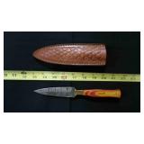 Double Edge Dagger Knife With Sheath