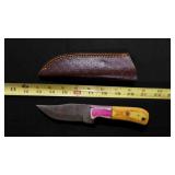 A Clip Blade Knife With sheath