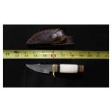 Clip Blade Knife With Sheath