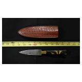 Double Edge Dagger Knife With Sheath